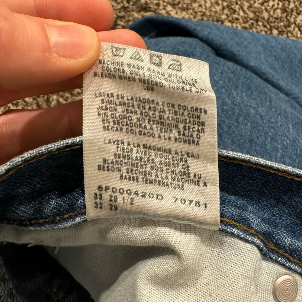 Vintage 90’s Riders by Lee Straight Leg Denim Jeans 12P - Picture 3 of 10